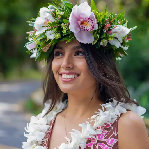 Head Lei Po'o & Haku – Handcrafted Floral Crowns for Events